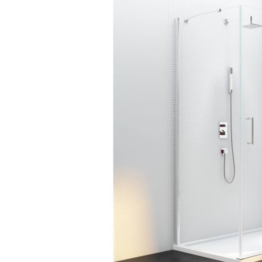 Merlyn 6 Series 760mm Frameless Side Panel : Westside Bathrooms