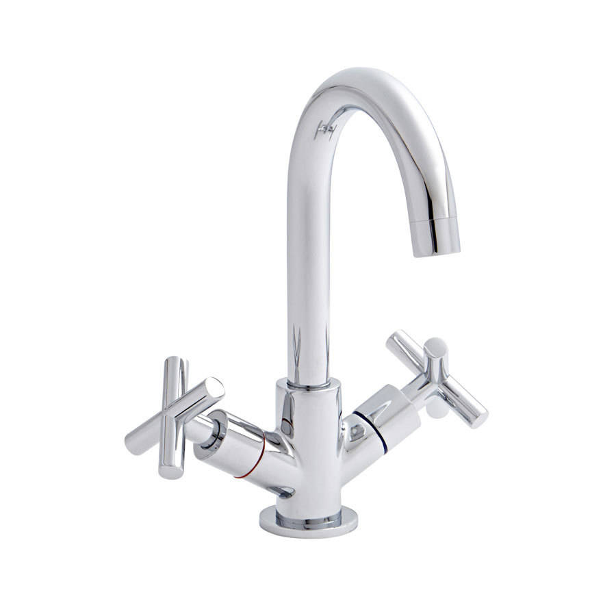 Kartell Times Mono Basin Mixer with Click Waste
