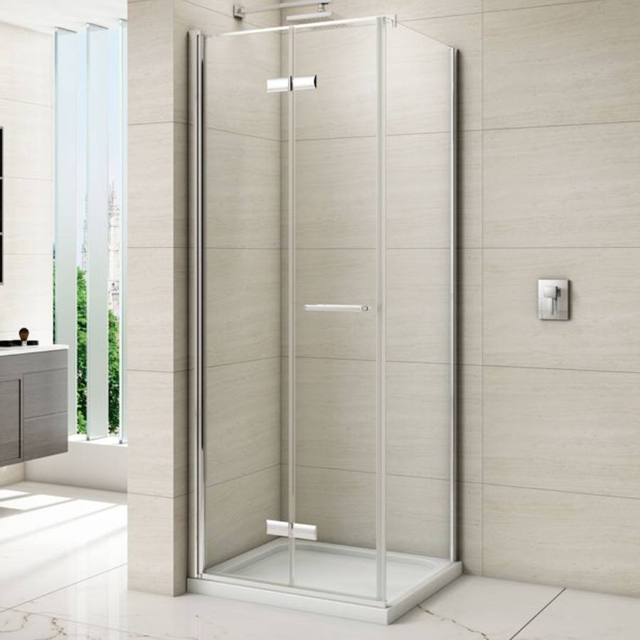 Merlyn 8 Series 760mm Frameless Hinged Bifold Shower Door