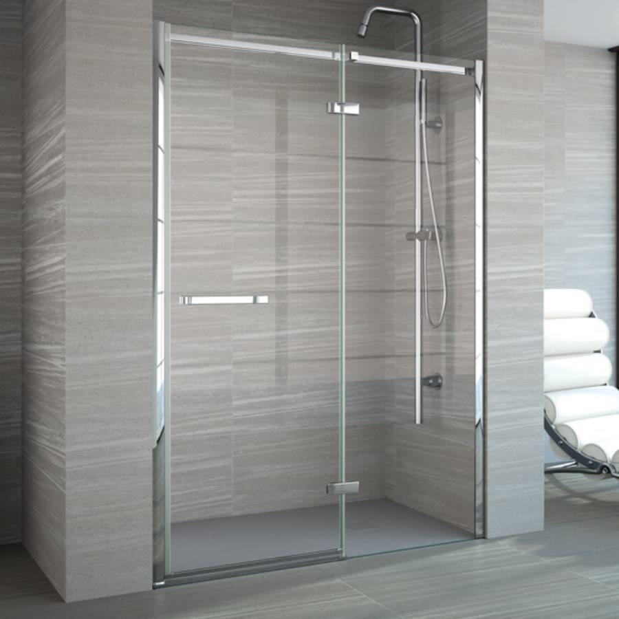 Merlyn 8 Series 900+ Frameless Hinge & Inline Shower Door