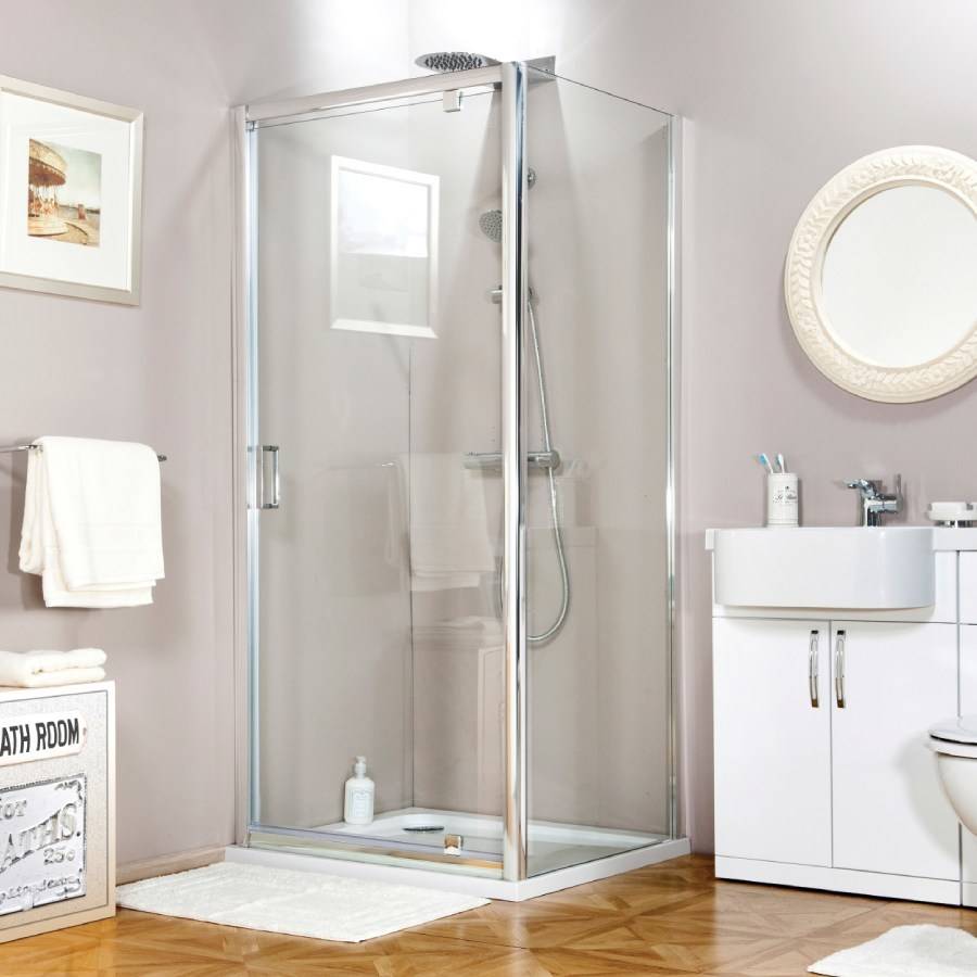 Cassellie Seis 700mm Pivot Shower Door 2