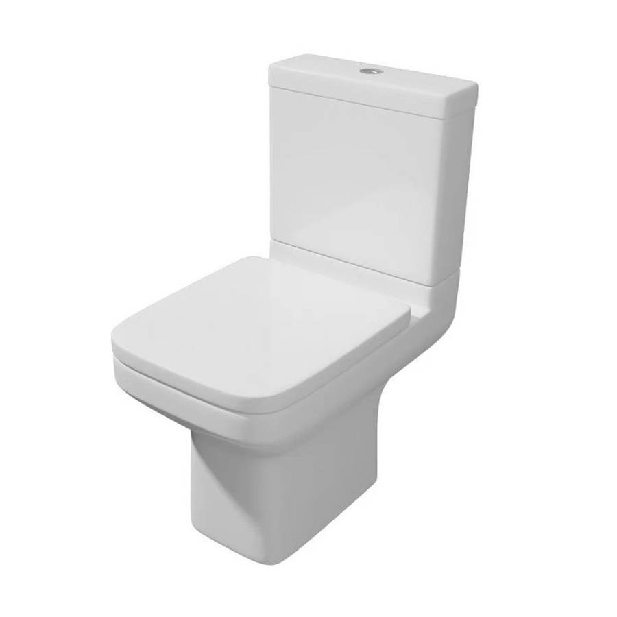 Kartell Trim Close Coupled WC Pan with Cistern & Soft Close Seat