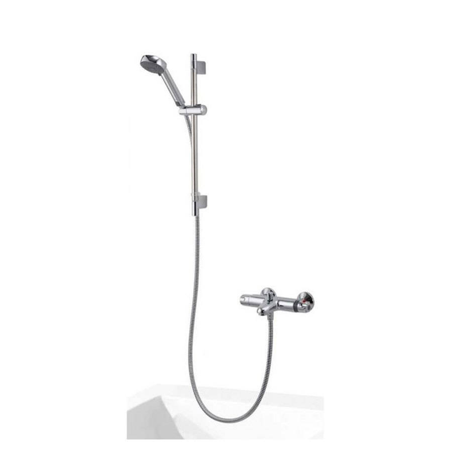 Aqualisa Midas 100 Bath Shower Mixer with Adjustable Head - HP Combi