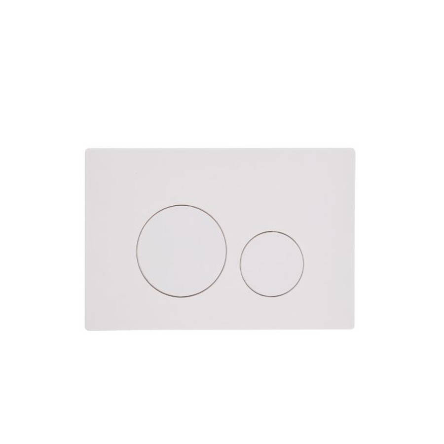 Tavistock Circles Flush Plate - White | Low Prices