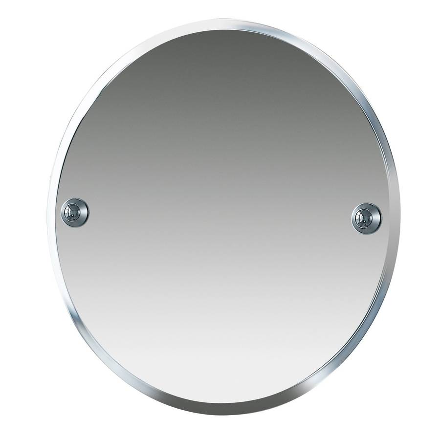 Miller Metro 450mm Round Mirror with Frosted Bevelled Edge