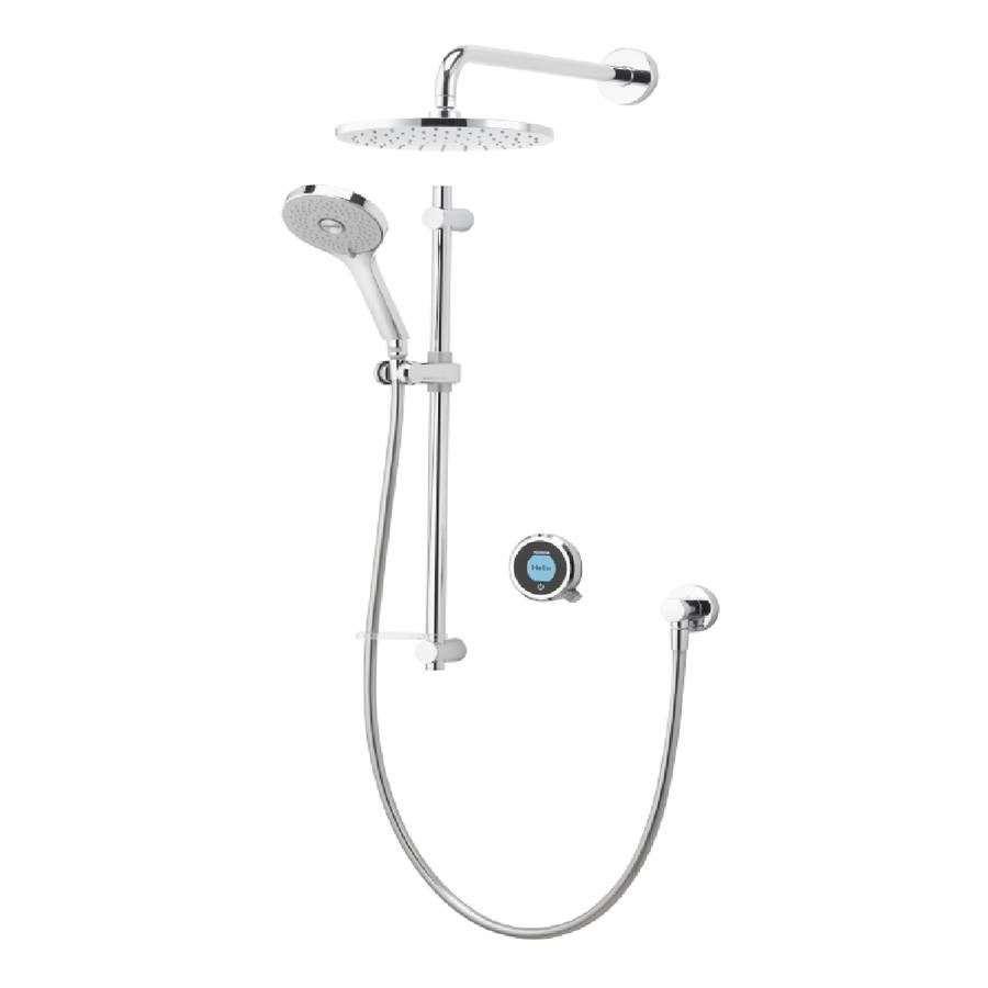 Aqualisa Optic Q Concealed Smart Shower with Adjustable Head and Wall Fixed Head (HP/Combi)