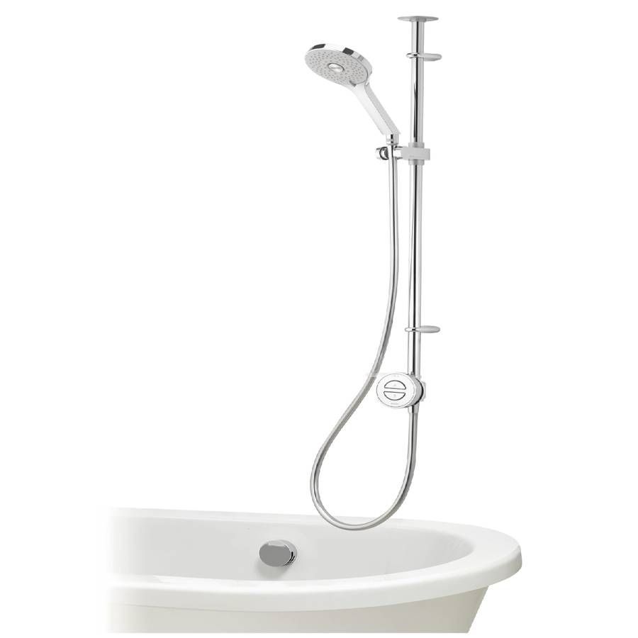 Aqualisa Unity Q Exposed Smart Shower with Adjustable Head and Bath Filler (HP/Combi)