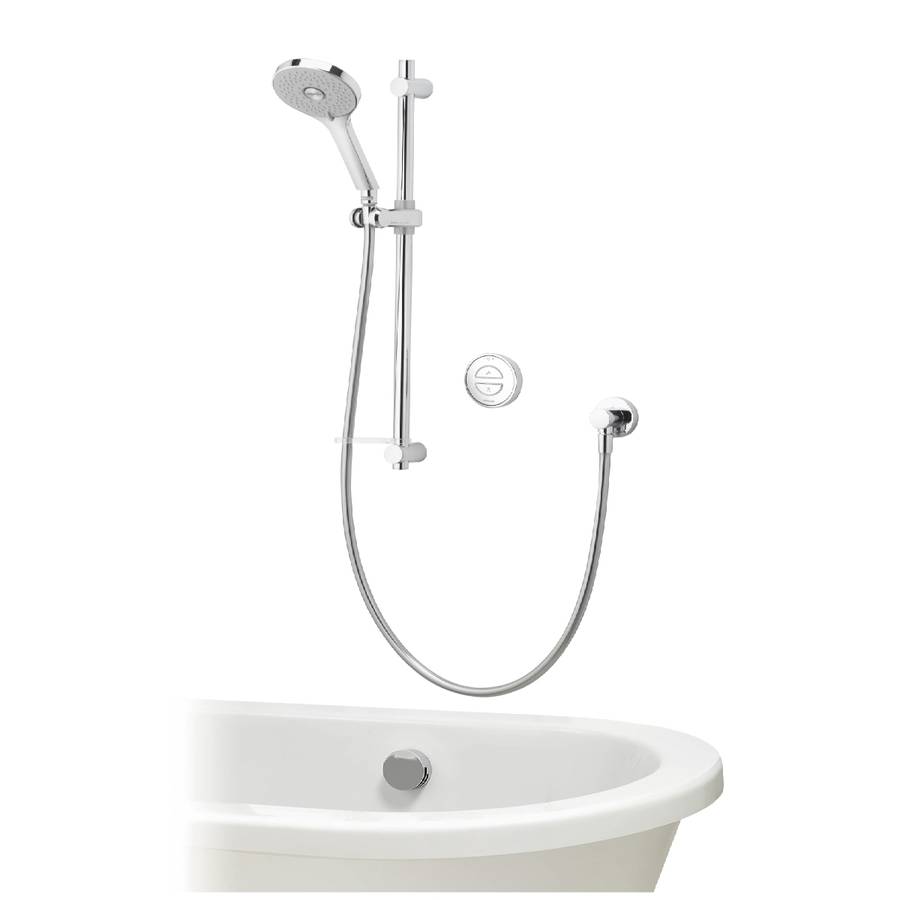 Aqualisa Unity Q Concealed Smart Shower with Adjustable Head and Bath Filler (Gravity Pumped)