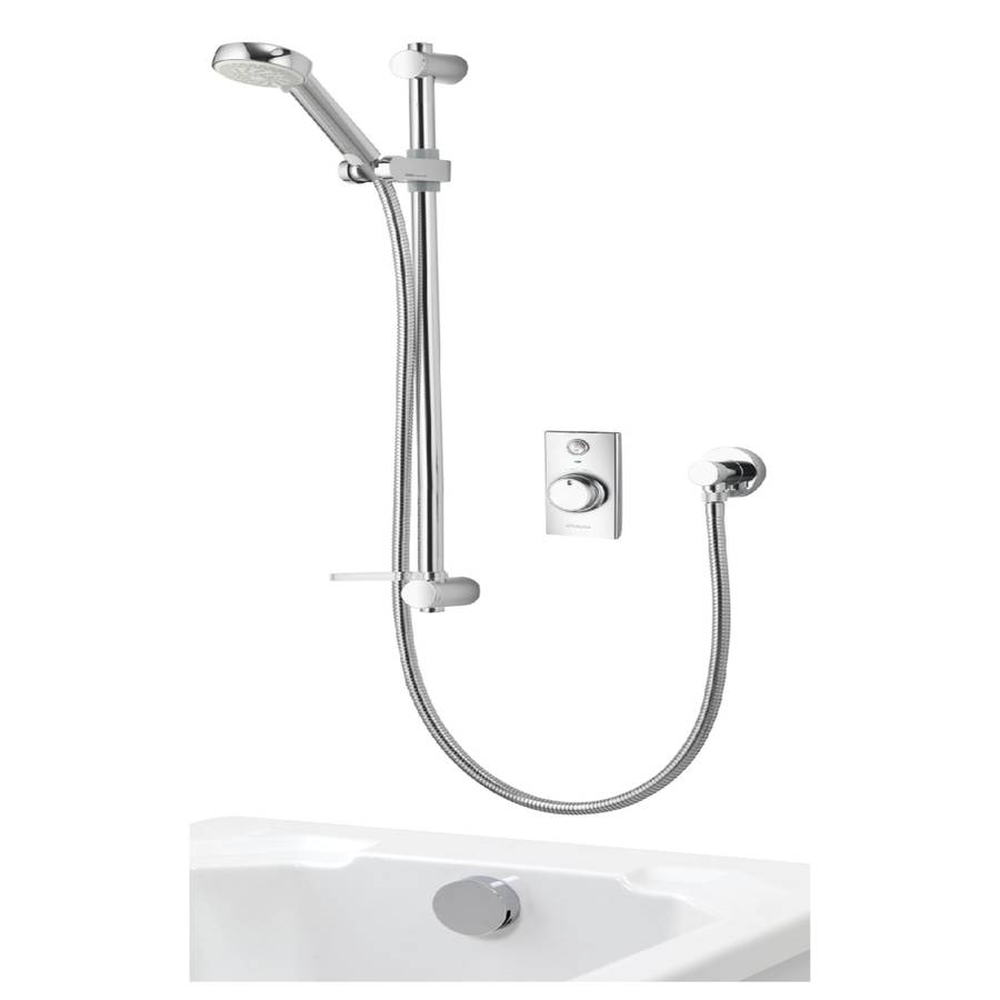 Aqualisa Visage Q Concealed Smart Shower with Adjustable Head and Bath Filler (Gravity Pumped)