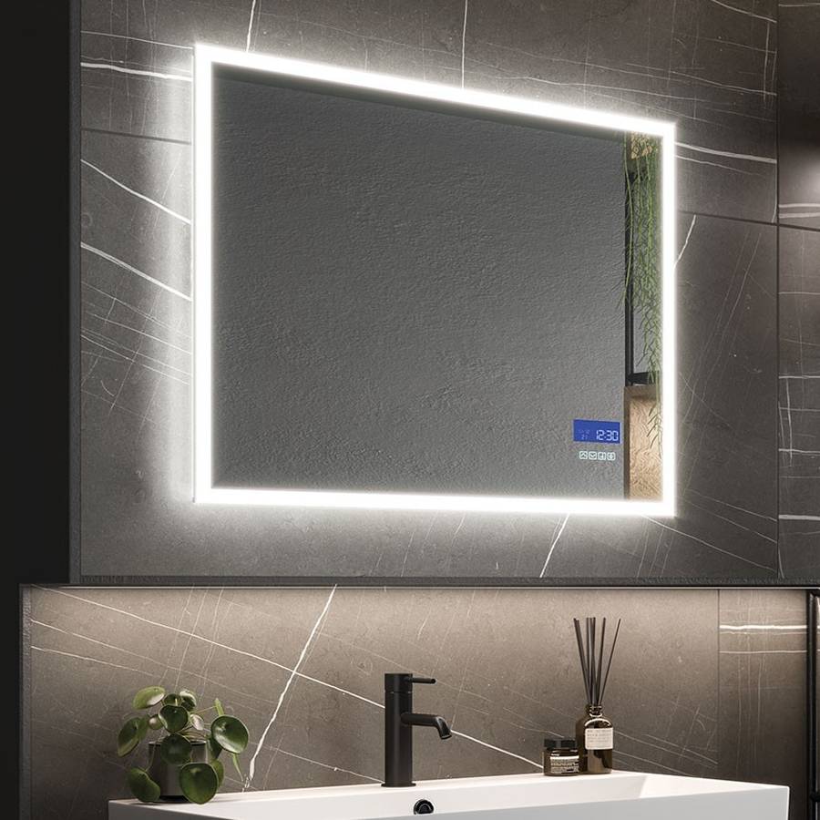 HiB Globe Plus 80 Bluetooth LED Bathroom Mirror