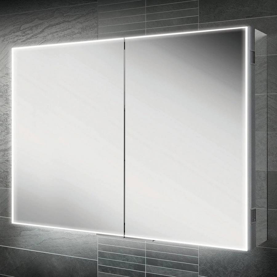 HiB Exos 120 LED Demisting Mirror Cabinet