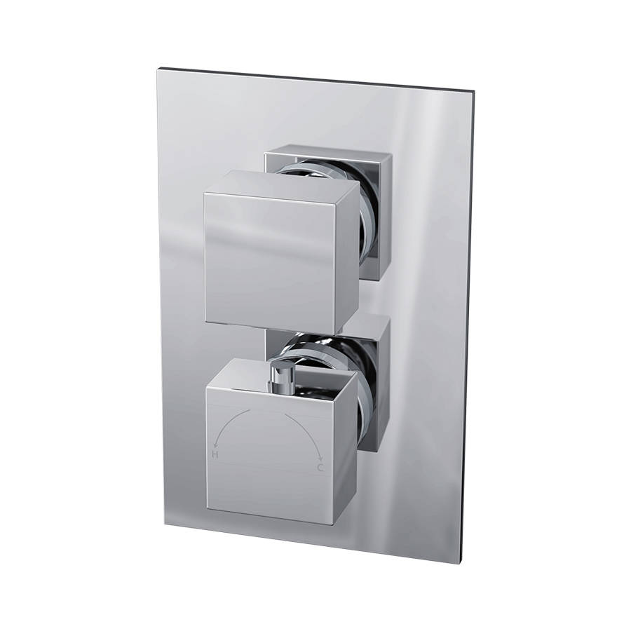 Cassellie Istra Thermostatic Single Function Concealed Shower Valve-1