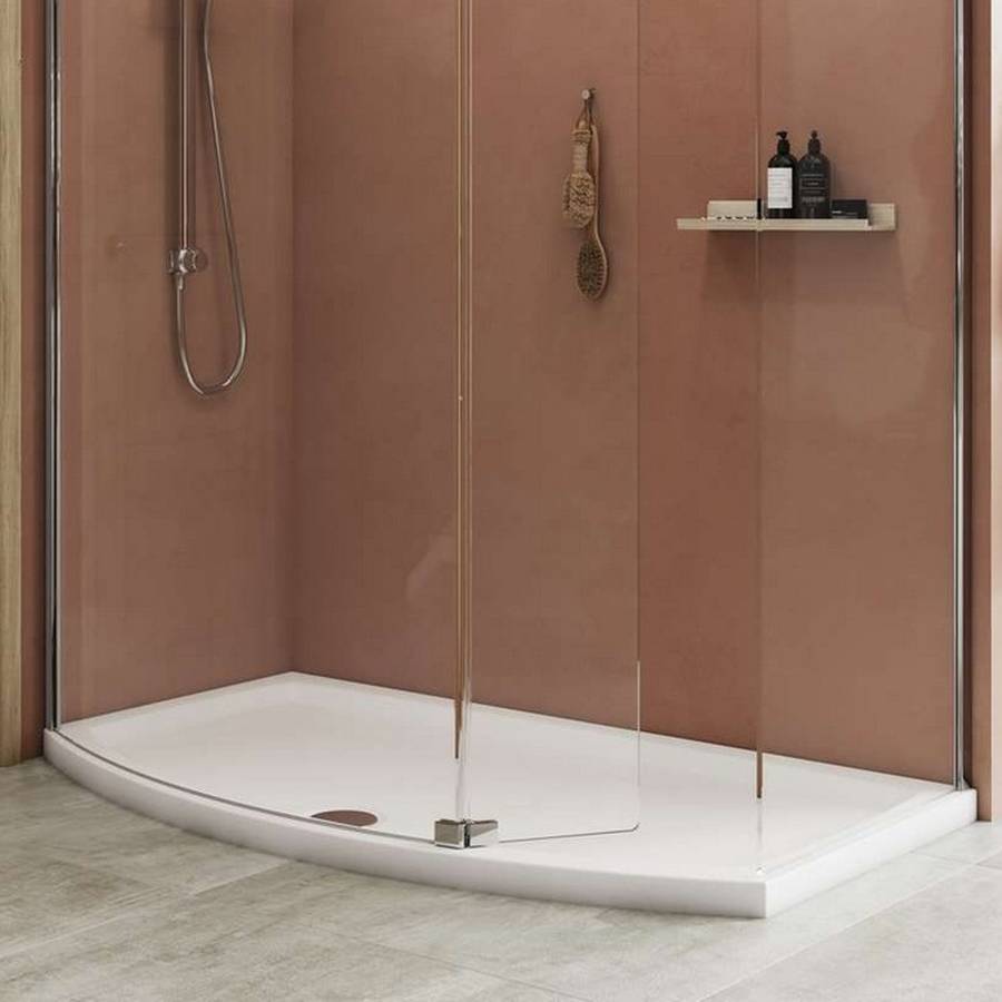 Kudos Ultimate 1200x700mm Curved Panel Shower Tray