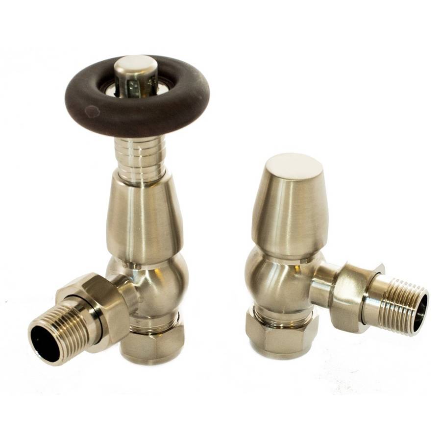 Redroom Nickel Classic Angled Thermostatic Valve Pack
