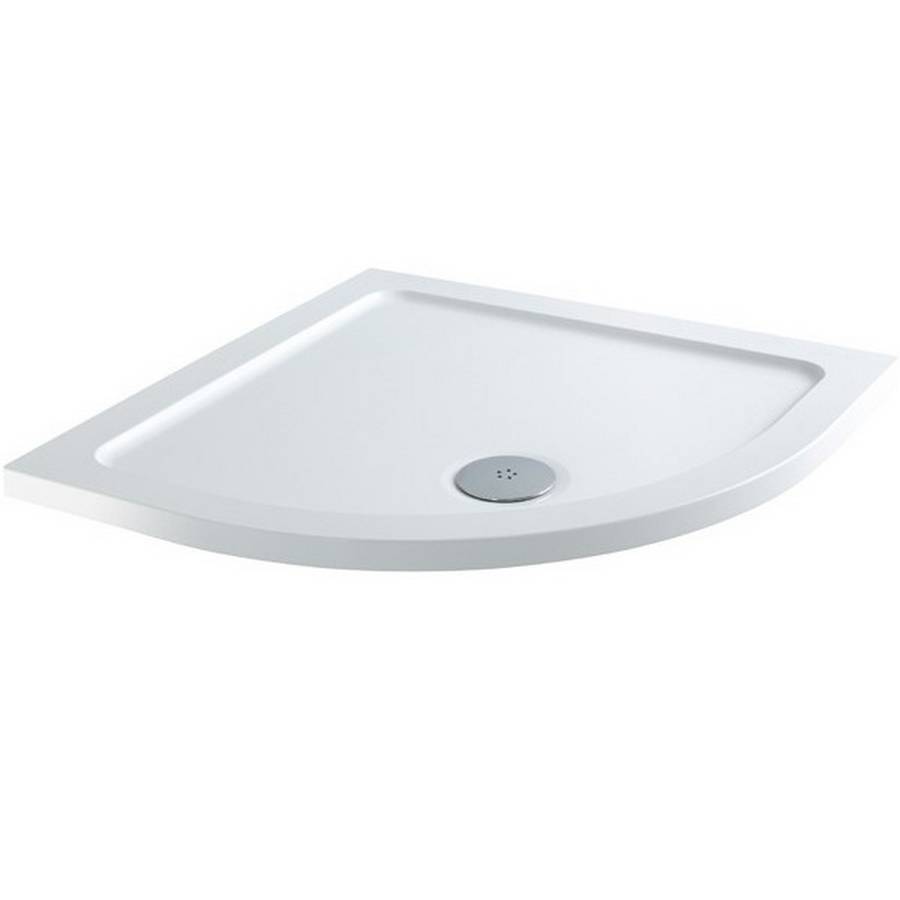 MX Ducostone 800mm Low Profile Quadrant Shower Tray with Waste