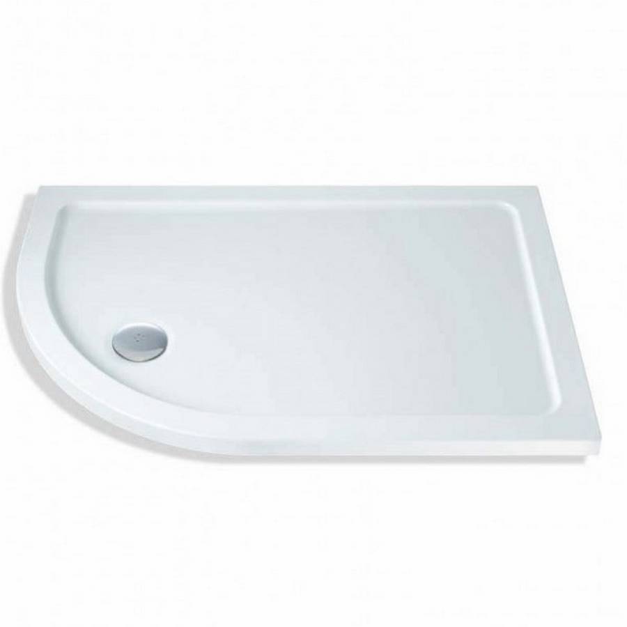 MX Ducostone 900 x 760 LH Offset Quadrant Low Profile Shower Tray with Waste