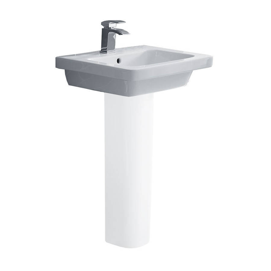 Essential Ivy 650mm 1 Tap Hole Basin