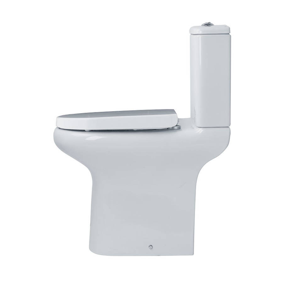 Essential Lily Rimless Comfort Height Close Coupled WC