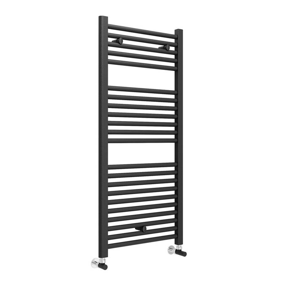 Essential Straight Anthracite 1110 x 600mm Towel Warmer