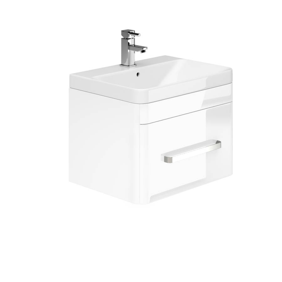 Essential Vermont White 600mm WH Washbasin Unit