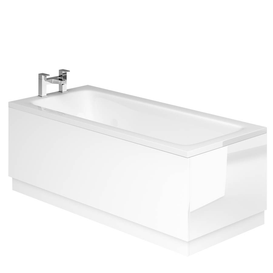 Essential Vermont White 1700mm Front Bath Panel