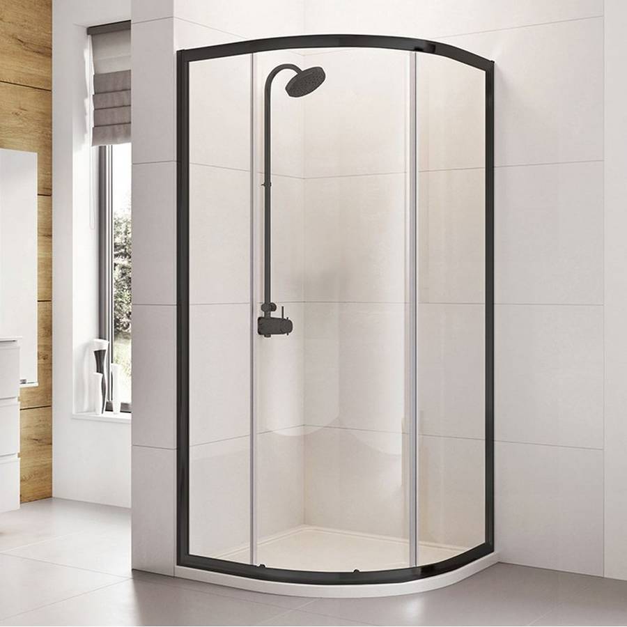 Roman Haven6 Black 900mm Quadrant Shower Enclosure