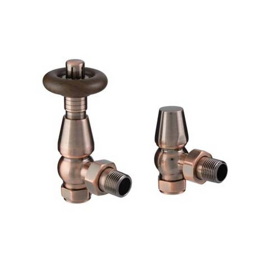 Redroom Copper Classic Angled Thermostatic Valve Pack