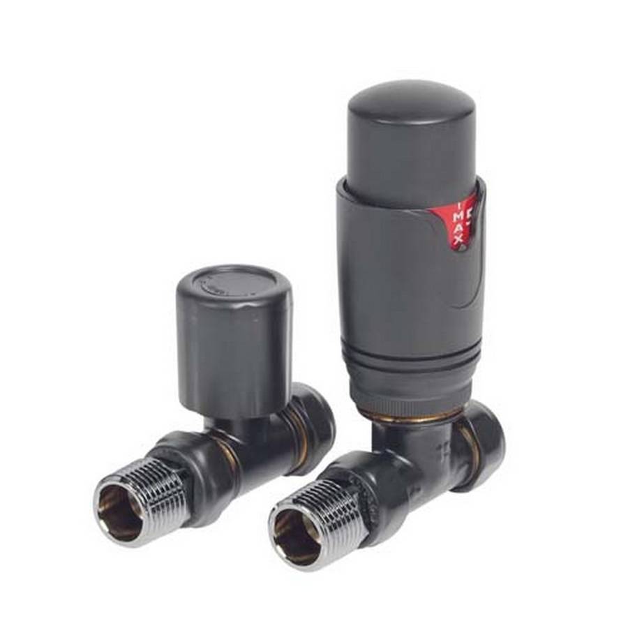 Redroom Volcanic Angled Thermostatic Valve Pack