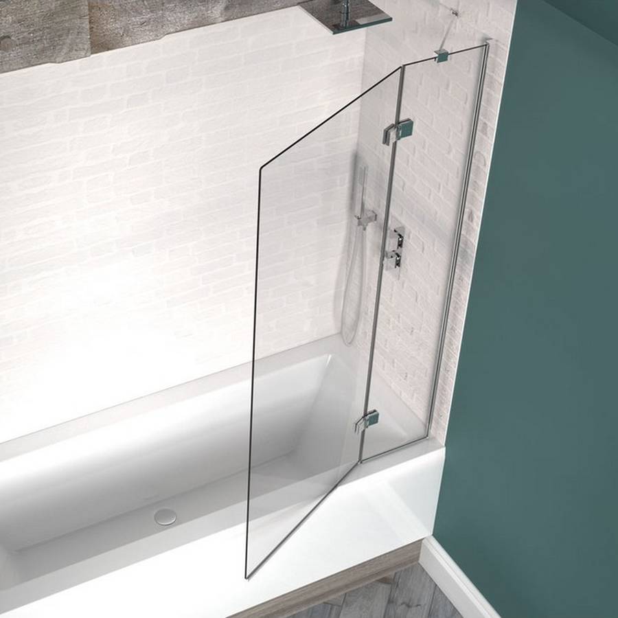 Kudos Inspire 8mm LH Two Panel Out-Swing Bath Screen