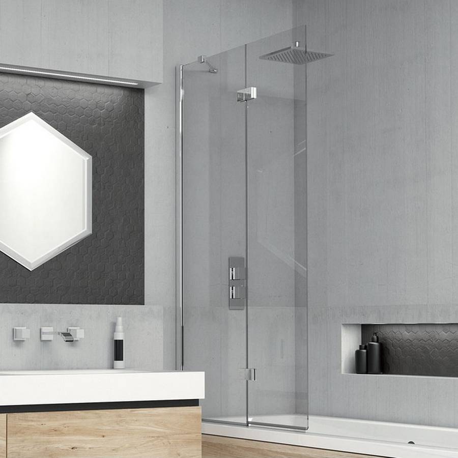 Kudos Inspire 6mm LH Two Panel In Folding Bath Screen