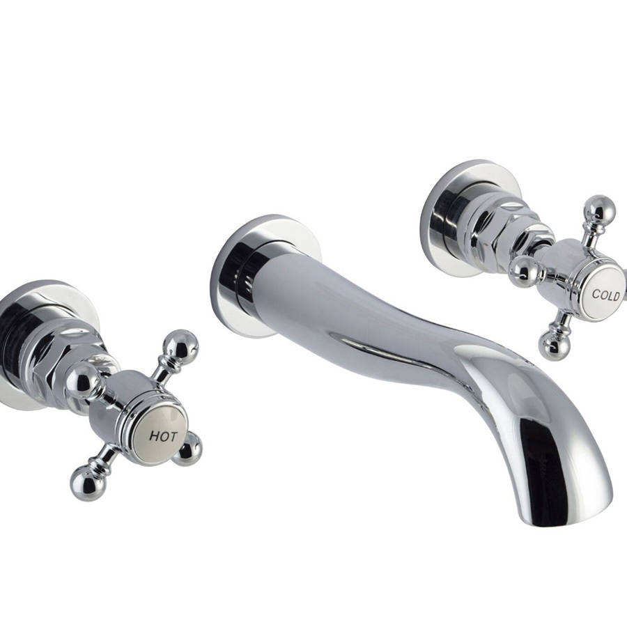 WS-Cassellie Belgrade Traditional Wall Mounted Basin Mixer Tap-1