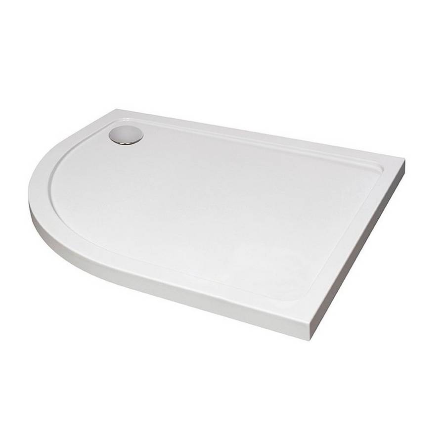 Kartell 1200x800mm LH Offset Quadrant Low Profile Shower Tray 