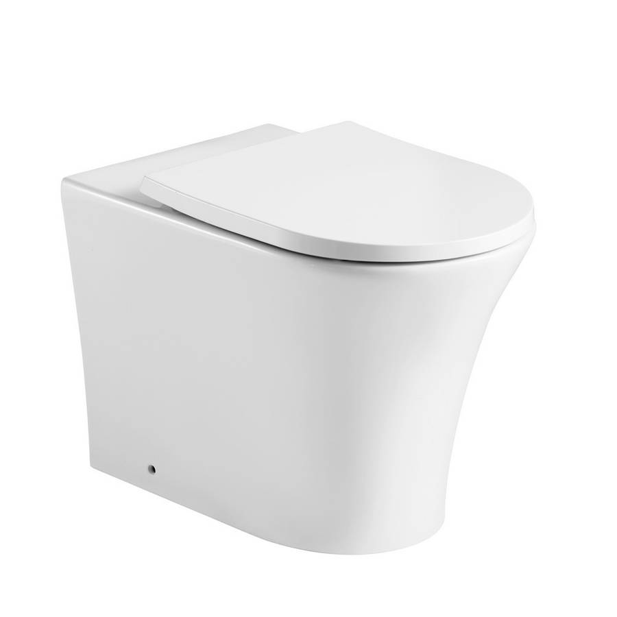 Kartell Kameo Rimless Back to Wall Pan with Soft Close Seat