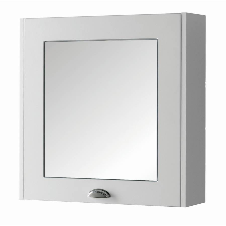 Kartell-Astley-600mm-Matt-White-Mirror-Cabinet