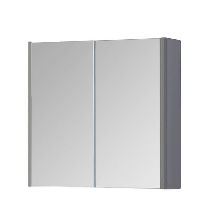 Kartell-Options-800mm-Basalt-Grey-2-Door-Mirror-Cabinet