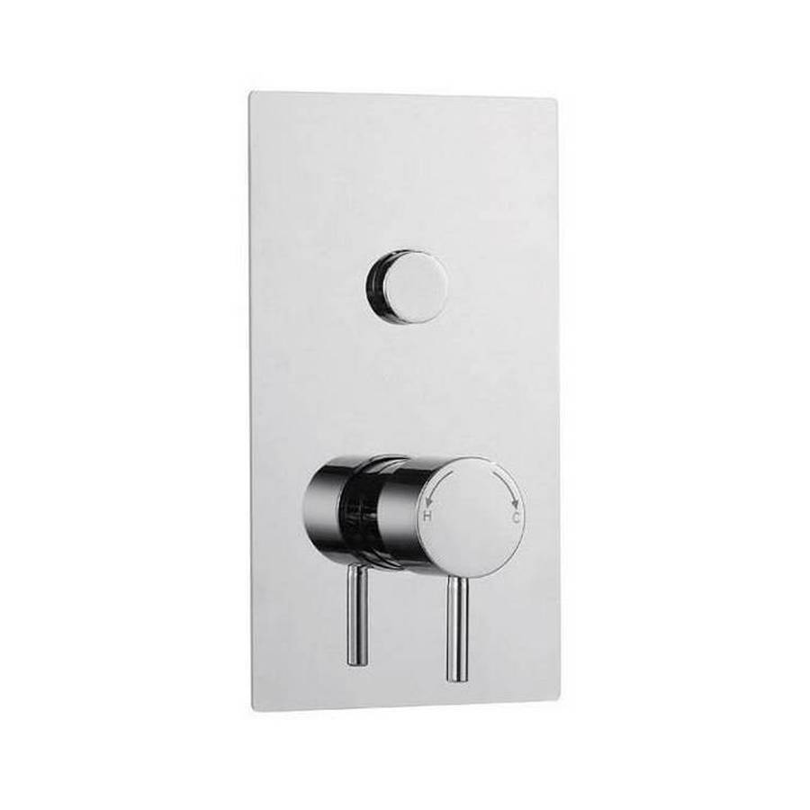 Kartell Plan Single Round Push Button Concealed Thermostatic Valve