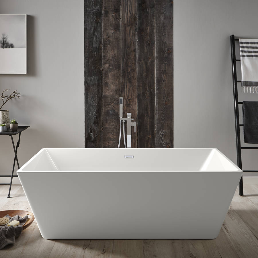 Kartell Kruze 1700x800mm White Freestanding Bath