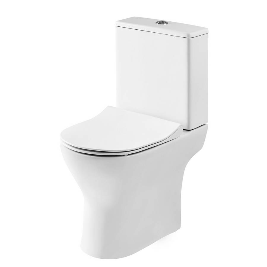 Nuie Freya Round Compact Rimless WC Unit