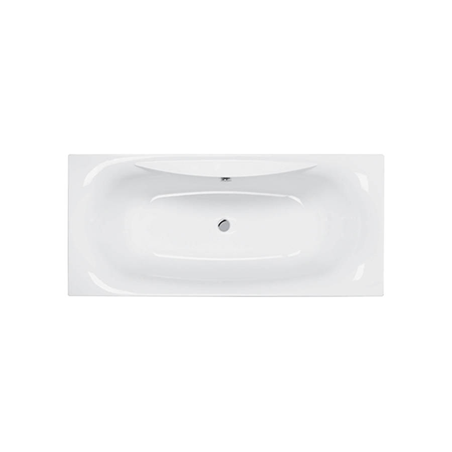 Carron Equity 1800 x 800mm Double Ended Carronite Bath-1