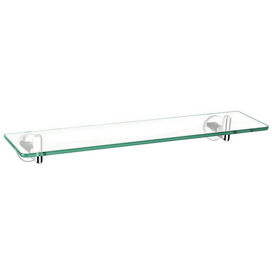 Scudo Delta Chrome 480mm Glass Shelf