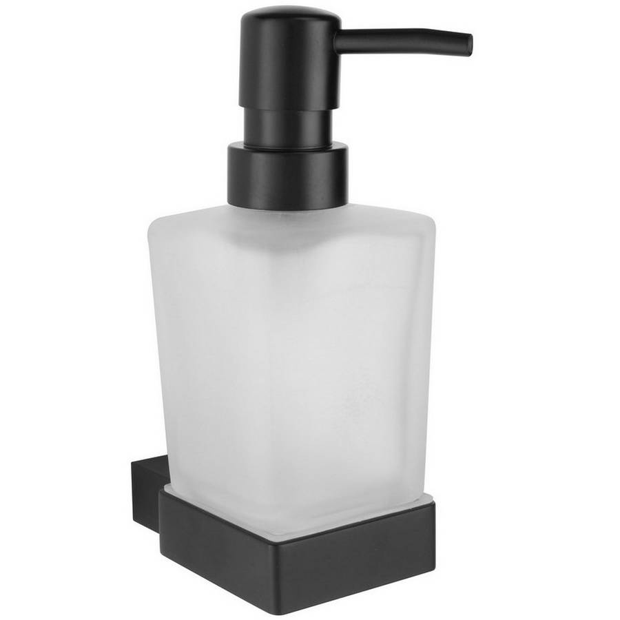 Scudo Mono Matt Black Soap Dispenser