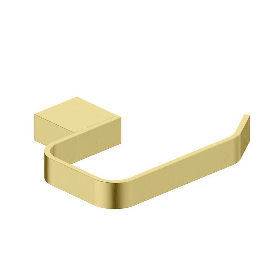 Scudo Roma Brushed Brass Toilet Roll Holder