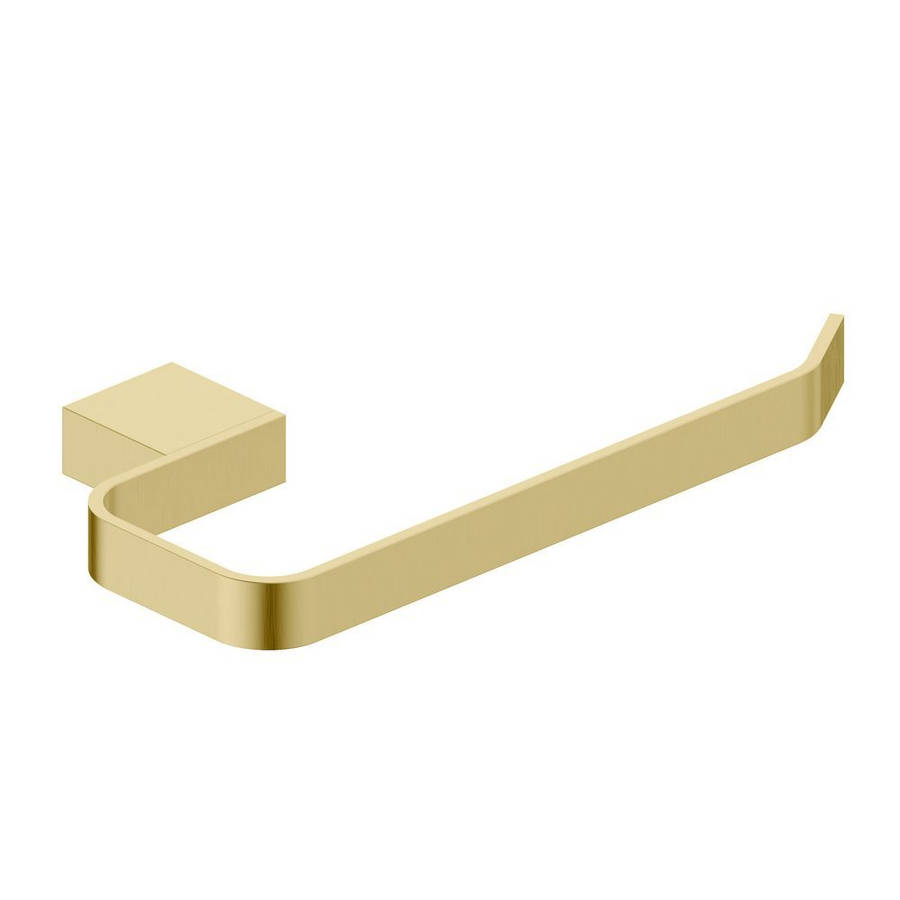 Scudo Roma Brushed Brass Towel Ring