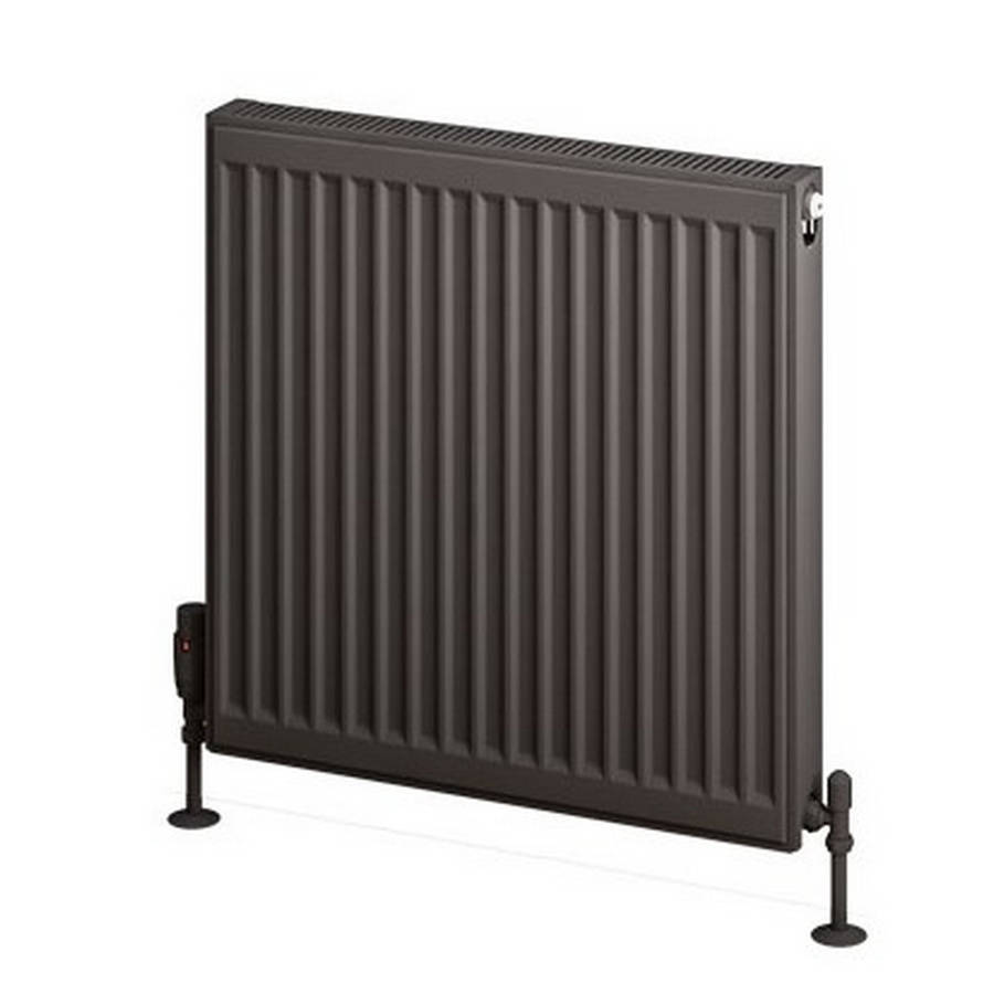 Eastbrook 600 x 600mm Anthracite Type 11 Compact Panel Radiator