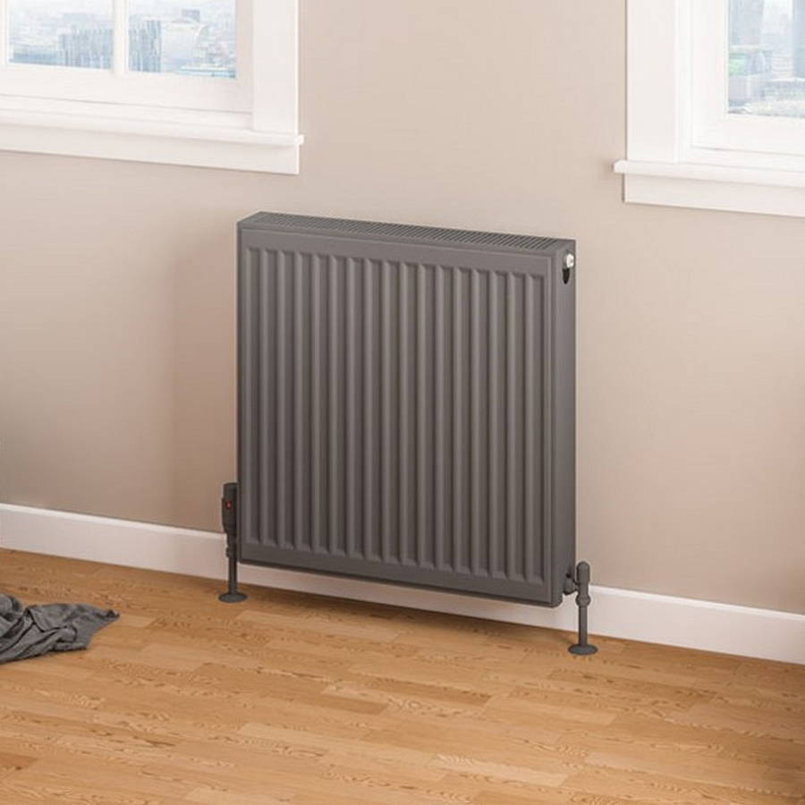 Eastbrook 600 x 600mm Anthracite Type 22 Compact Panel Radiator