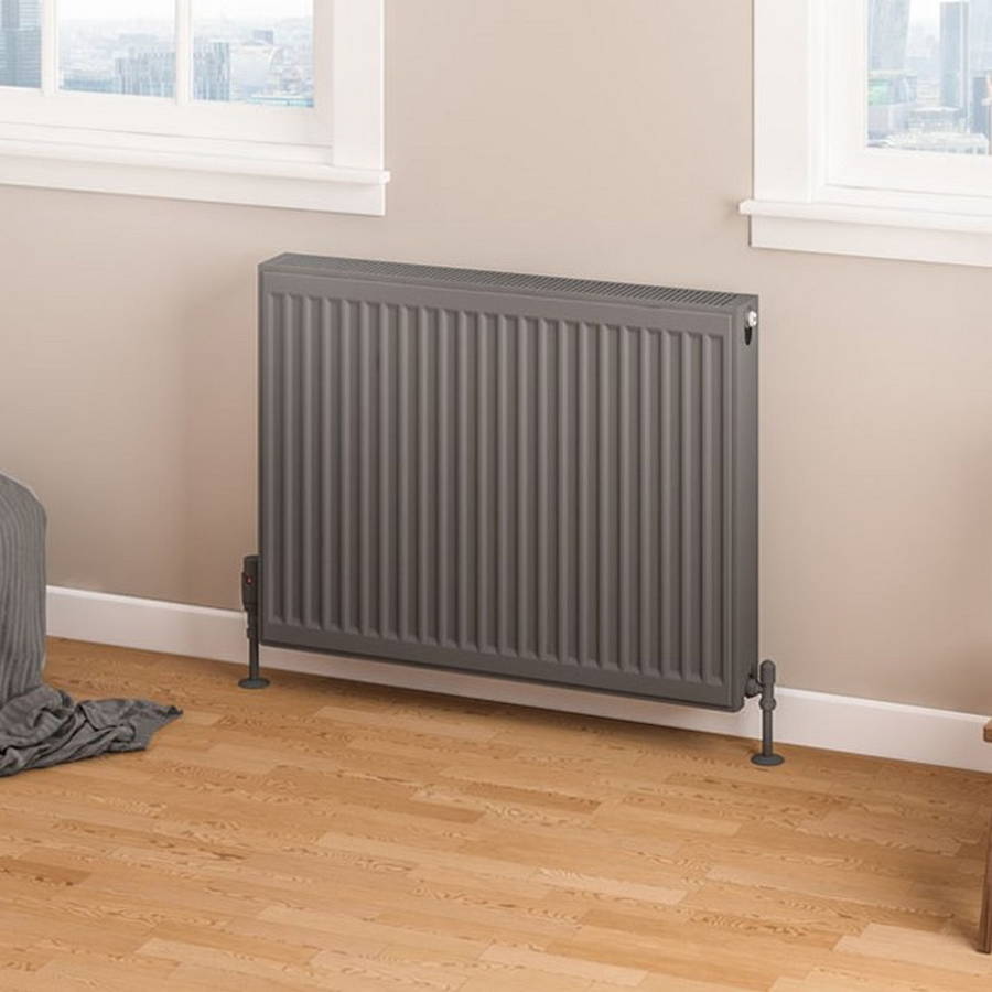 Eastbrook 600 x 800mm Anthracite Type 22 Compact Panel Radiator