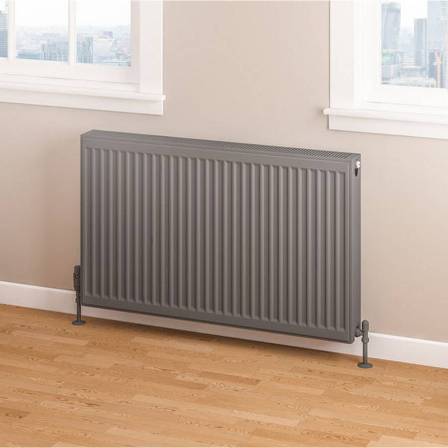 Eastbrook 600 x 1000mm Anthracite Type 22 Compact Panel Radiator