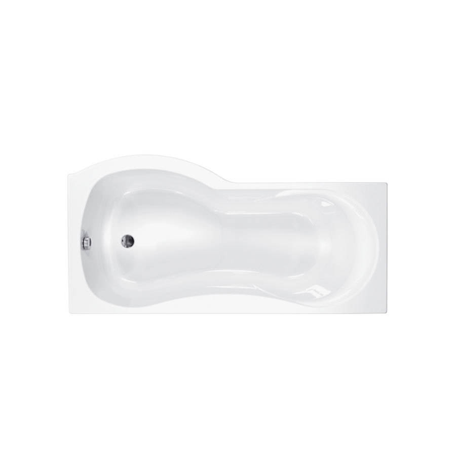 Carron Arc 1700 x 700-850mm RH 5mm Acrylic Curved Single Ended Shower Bath-1
