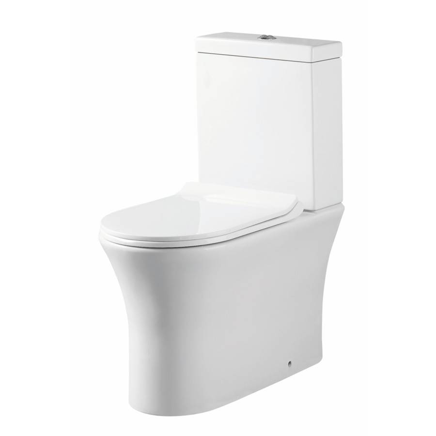 Scudo Deia Rimless Comfort Height Closed Back Pan with Cistern