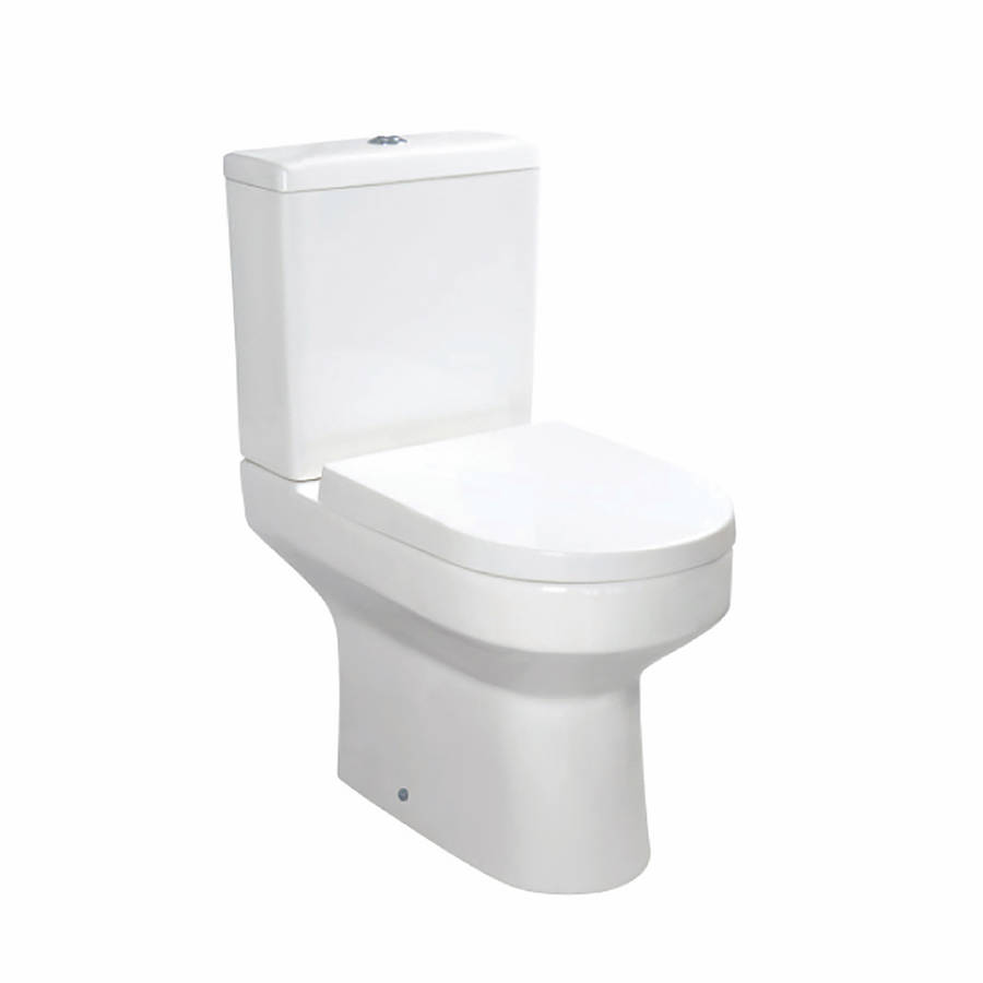 Scudo Spa Comfort Height Open Back Pan with Cistern